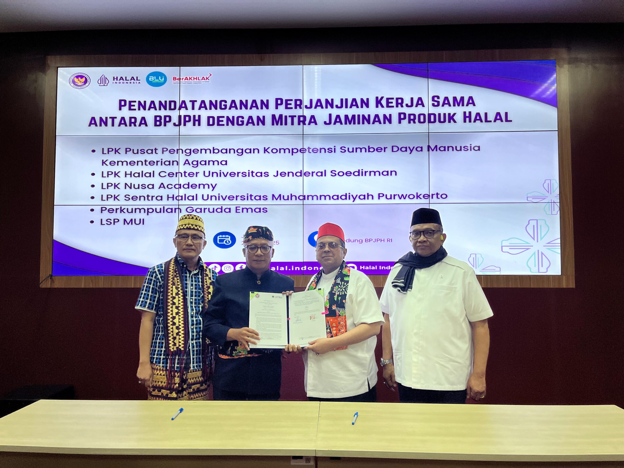 Perkuat Ekosistem Halal, BPJPH dan LSP MUI Jalin Kerja Sama dalam Penguatan SDM Halal